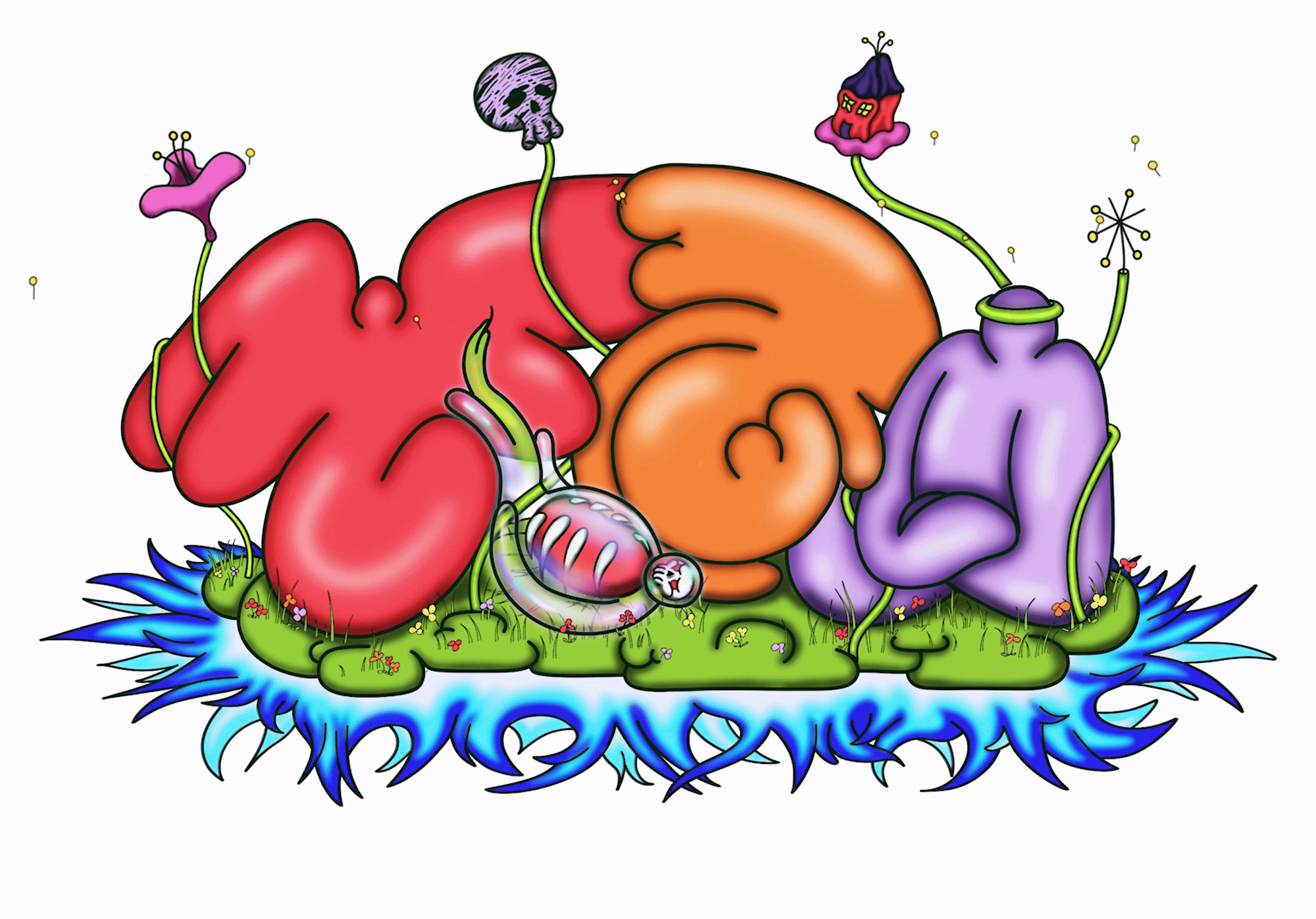 Digital illustration series 2 by Harris Berger 1